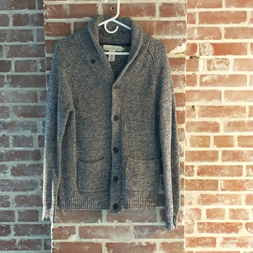 LOGG Label of Graded Goods H&M Shawl Collar Cardigan